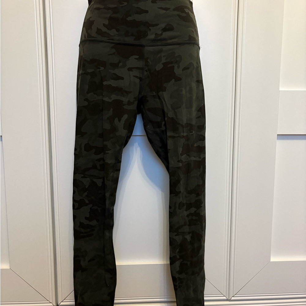 Lululemon Athletica Dark Camo Align Leggings